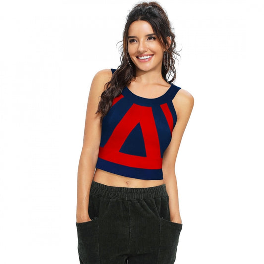 95% Polyester 5% Spandex Western Wear Tops (Red)